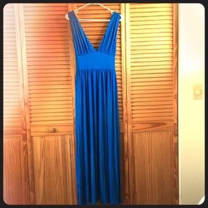 NWT bobi long royal blue dress